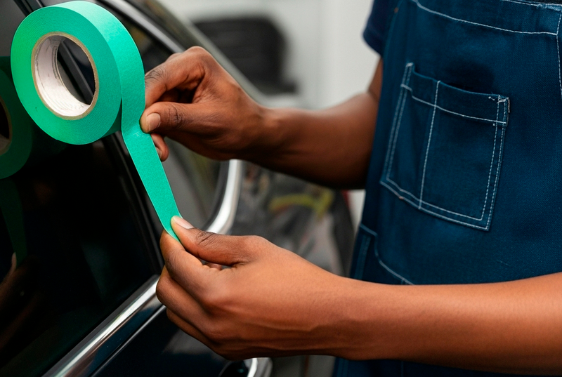 Fita Crepe Automotiva - 18 mm x 50 m - Verde