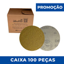 Disco Lixa Velcro 125 - 5" - CA331 - Sem Furo - Caixa com 100 un. - ESCOLHA O GRÃO