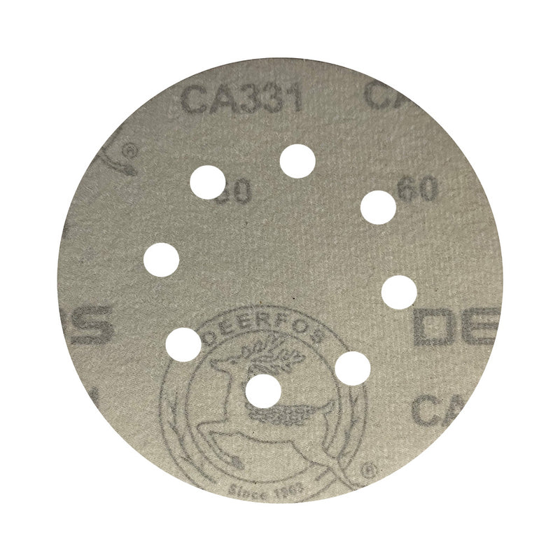 Disco Lixa Velcro 125 - 5" - CA331 - 8 Furos - ESCOLHA O GRÃO