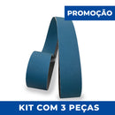 Lixa Cinta 1200x50 - Zircônio XZ677 - ESCOLHA O GRÃO - Kit 3 un. Promoção
