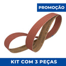 Lixa Cinta 1500x50 - Grão Cerâmico PS992 - ESCOLHA O GRÃO - Kit 3 un. Promoção