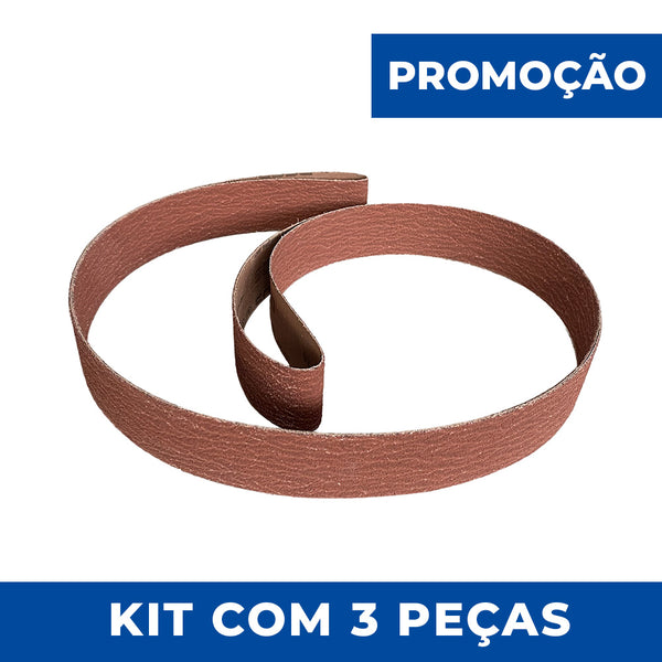 Lixa Cinta 1800x50 - Grão Cerâmico PS992 - ESCOLHA O GRÃO - Kit 3 un. Promoção