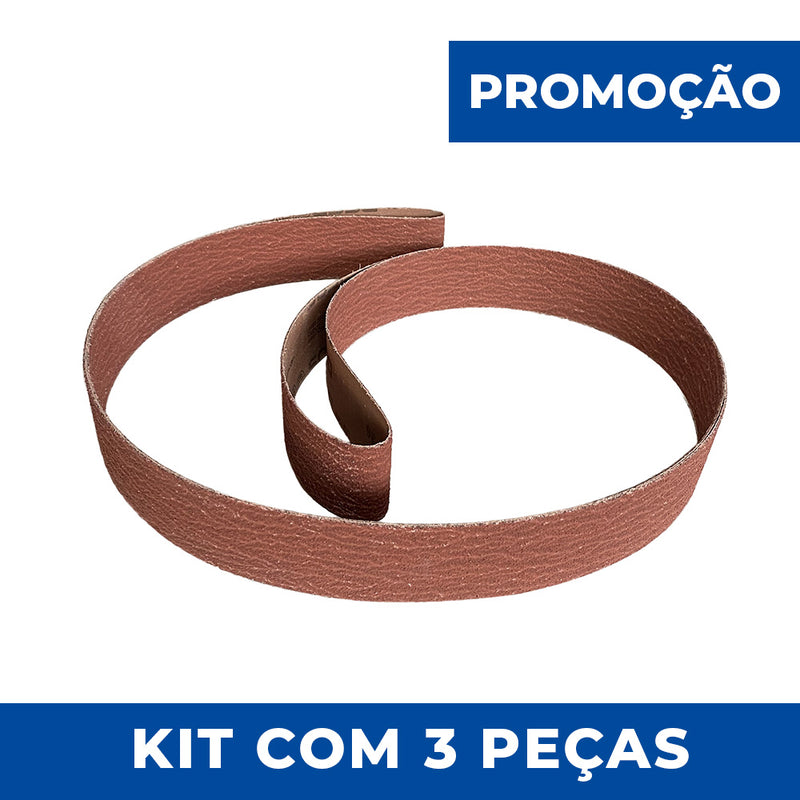 Lixa Cinta 1800x50 - Grão Cerâmico PS992 - ESCOLHA O GRÃO - Kit 3 un. Promoção