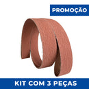 Lixa Cinta 2000x50 - Grão Cerâmico PS992 - ESCOLHA O GRÃO - Kit 3 un. Promoção