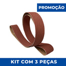 Lixa Cinta 1200x50 - Grão Cerâmico PS992 - ESCOLHA O GRÃO - Kit 3 un. Promoção