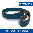 Lixa Cinta 1800x50 - Zircônio XZ677 - ESCOLHA O GRÃO - kit 3 un. Promoção