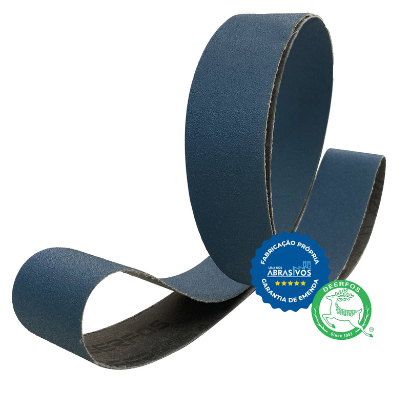Lixa Cinta Zircônio 2000x50 XZ677 – Ideal para Aço e Metal