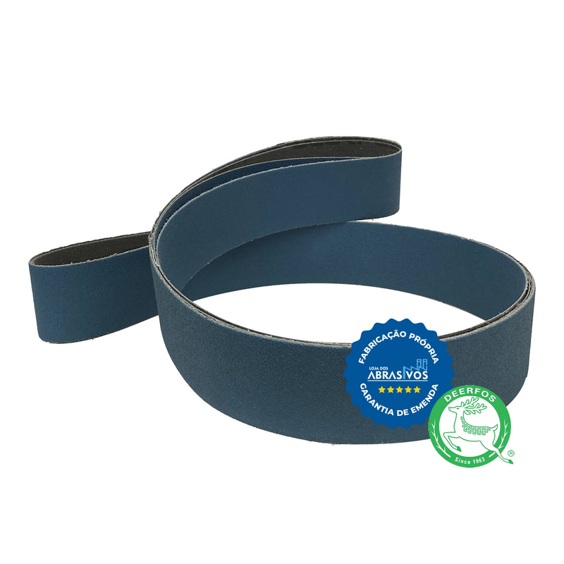 Lixa Cinta Zircônio 2000x50 XZ677 – Ideal para Aço e Metal