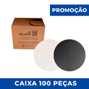 Disco Lixa Pluma 125mm - 5" Sem furo em Carbeto de Silício Ideal para Vidro | Grão 80 a 2500 | Caixa com 100