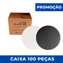 Disco Lixa Pluma 150mm - 6" Sem furo em Carbeto de Silício Ideal para Vidro | Grão 80 a 2500 | Caixa com 100 Un.