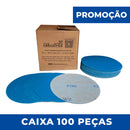 Disco Lixa Velcro 180mm - 7" - Filme - Sem Furo - Caixa 100 Un. - ESCOLHA O GRÃO