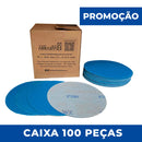 Disco Lixa Velcro 225mm - 9" - Filme - Sem Furo - Caixa 100 un. - ESCOLHA O GRÃO