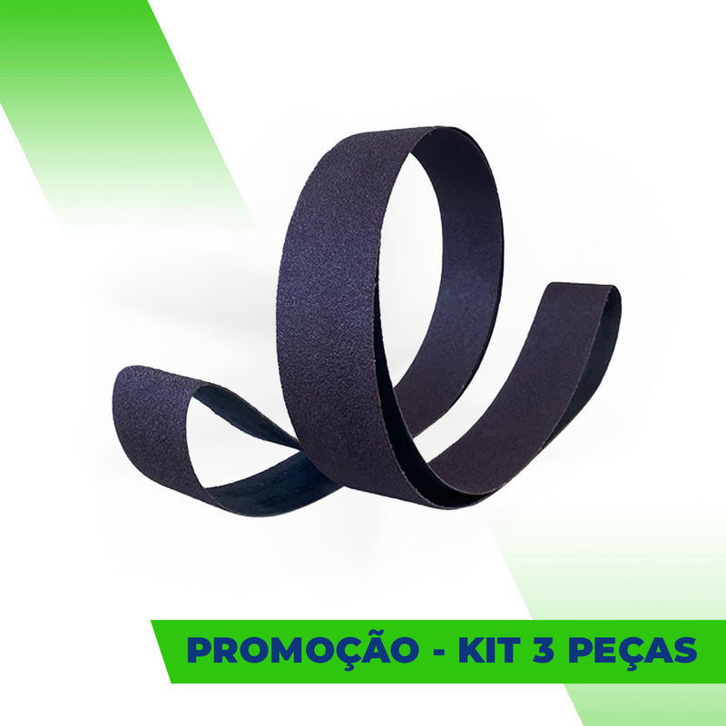 Lixa Cinta 1200x50 - Óxido Alumínio KA169 - Kit com 3 un. - ESCOLHA O GRÃO