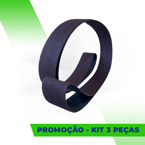 Lixa Cinta 1500x50 - Óxido Alumínio KA169 - Kit com 3 un. - ESCOLHA O GRÃO