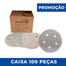 Disco Lixa Velcro 125 - 5" - KSSECO - 5 Furos - Caixa 100 un. - ESCOLHA O GRÃO