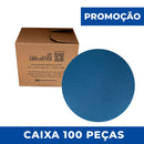 Disco Lixa Velcro 125mm - 5" - Filme - Sem Furo - Caixa 100 un. - ESCOLHA O GRÃO
