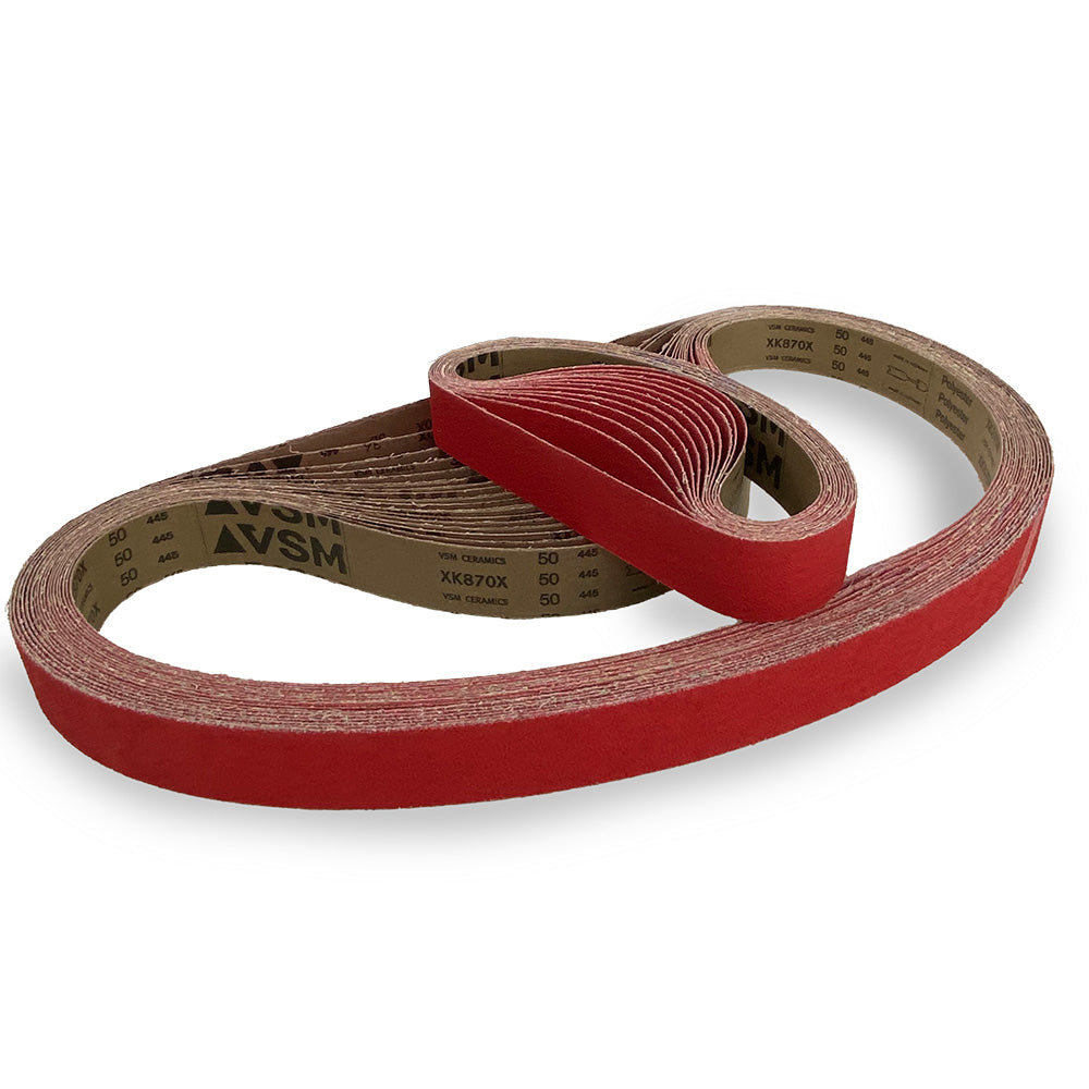 VSM Cinta De Lija XK870X, 50 X 1020 Mm, 5 Unidades, Grano P36