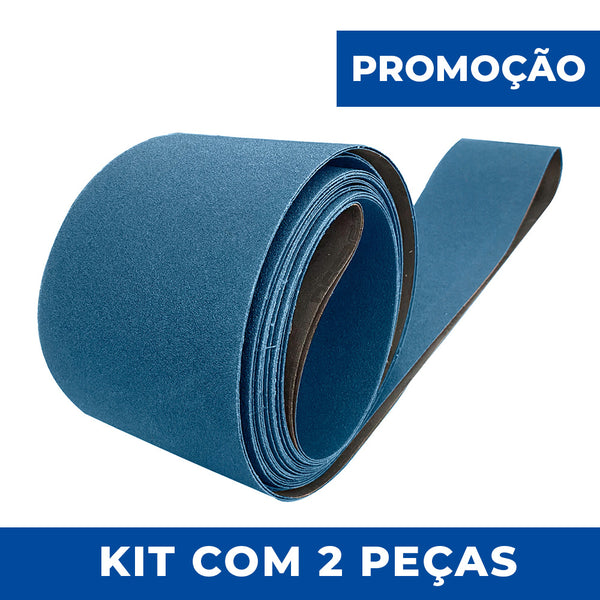 leonoah Lixa Cinta 6900x120 - Zircônio XZ677 - KIT com 2 Peças - ESCOLHA O GRÃ